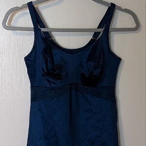 EUC Ruby Ribbon Full Support Lace Cami 36 Teal